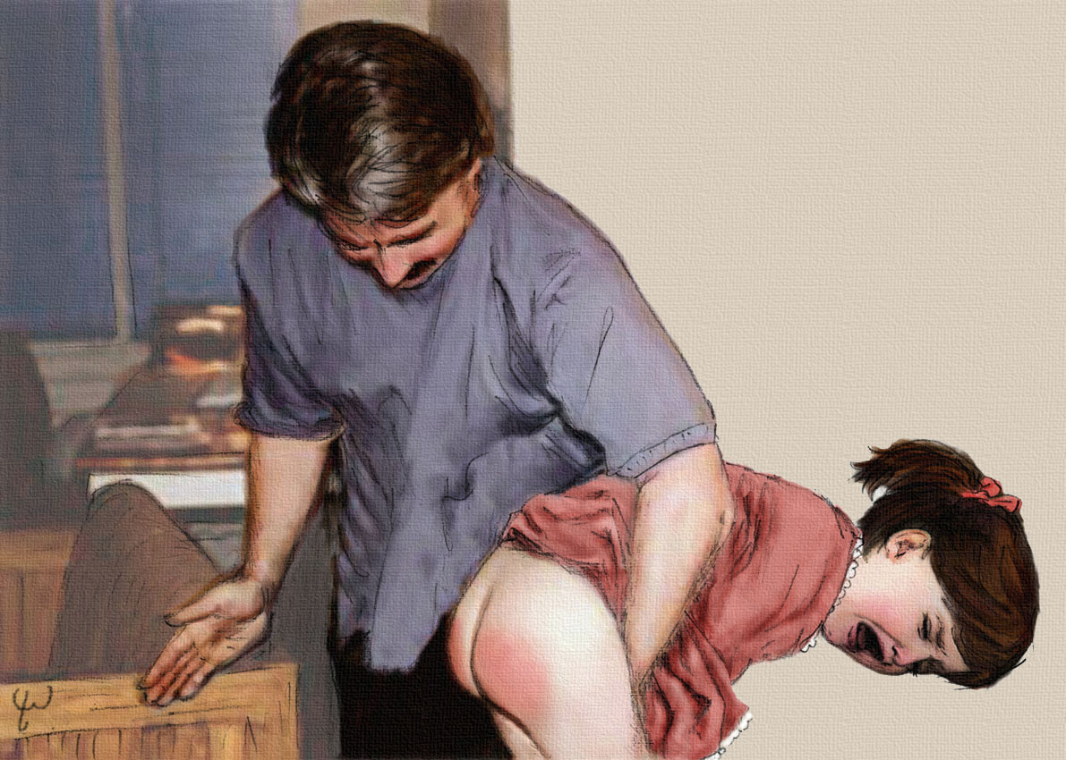 Lee Warner Spanking Art Bare