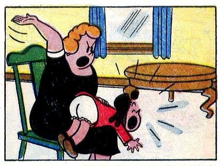 Little Lulu spanking comic